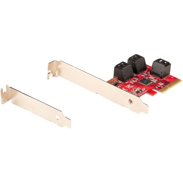 StarTech.com SATA PCIe Card, 2 Port PCIe SATA Expansion Card, 6Gbps SATA, PCI Express to SATA Adapter, Non-RAID, PCIe to SATA Converter - Image 8
