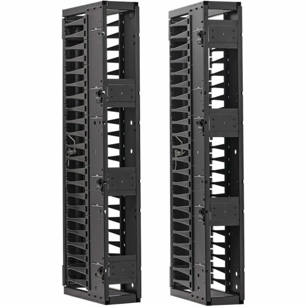 Eaton Tripp Lite Series High-Capacity Vertical Cable Manager - Deep Double Finger Duct with Cover, Single Sided, 6 in. Wide, Black, 7 ft. (2.2 m) - Image 4