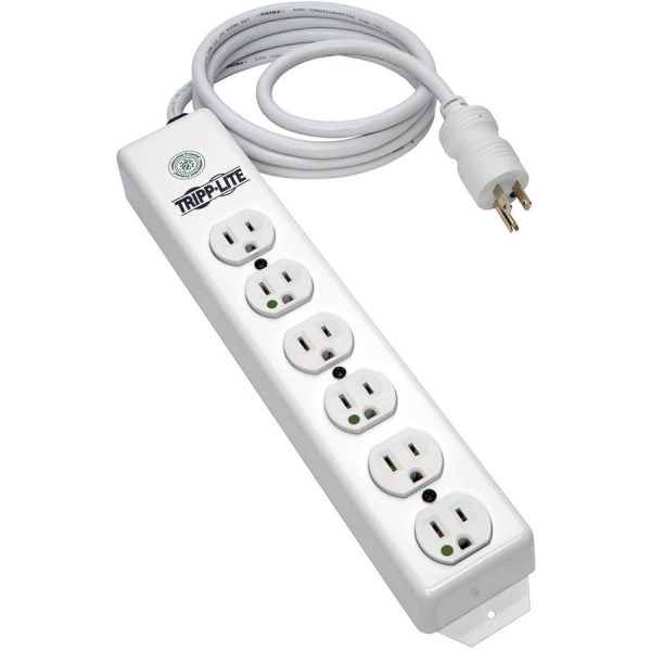 Eaton Tripp Lite Series Safe-IT Medical-Grade Power Strip, UL 1363, 6x Hospital-Grade Outlets, Antimicrobial, 1.5 ft. (0.45 m) Cord - Image 3