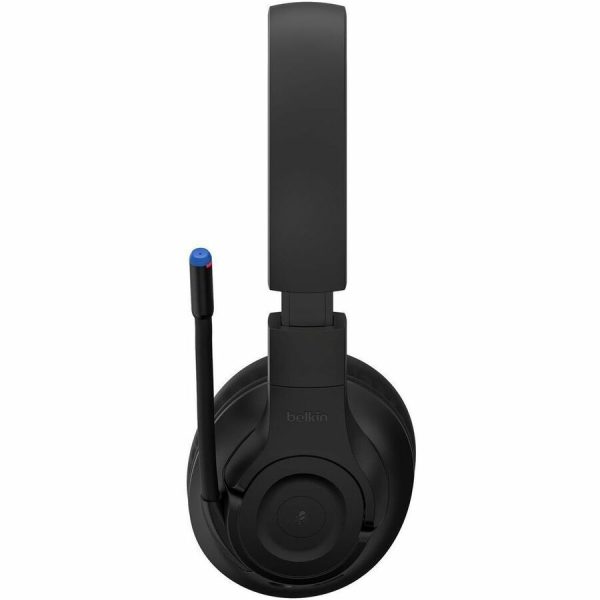 Belkin Wireless Over-Ear Headset for Kids with Mic - On-Ear Earphones for iPhone, iPad, Fire Tablet & More - Black - Image 6