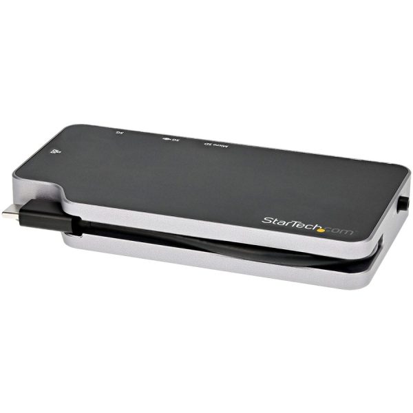 StarTech.com USB C Multiport Adapter, USB-C to 4K HDMI or VGA Video with 100W PD Pass-through, 10Gbps USB Hub/MicroSD/GbE, USB-C Mini Dock - Image 5