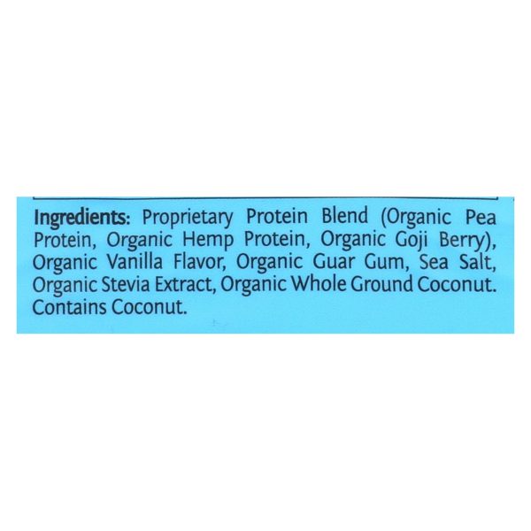 Sunwarrior Warrior Vanilla Blend Pea, Hemp Seed & Goji Berry Blended Protein  - 1 Each - 375 GRM