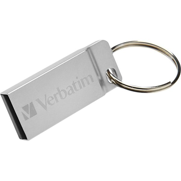 Verbatim 32GB Metal Executive USB Flash Drive - Silver - Image 3