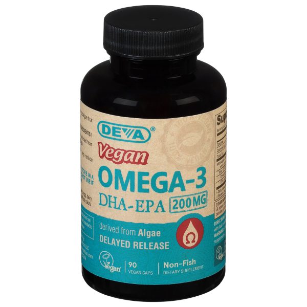 Deva Vegan Vitamins - Dha-epa(delayed Rel)vegan - 1 Each - 90 VCAP - Image 2