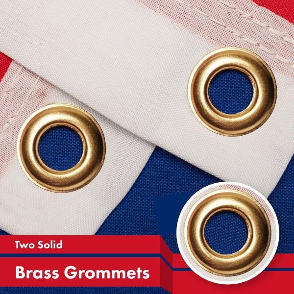 G128 10 Pack: Laos Laotian Flag | 3x5 Ft | LiteWeave Pro Series Printed 150D Polyester | Country Flag, Indoor/Outdoor, Vibrant Colors, Brass Grommets, Thicker and More Durable Than 100D 75D Polyester - Image 2
