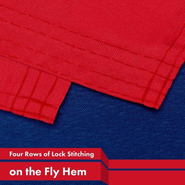 G128 10 Pack: Laos Laotian Flag | 3x5 Ft | LiteWeave Pro Series Printed 150D Polyester | Country Flag, Indoor/Outdoor, Vibrant Colors, Brass Grommets, Thicker and More Durable Than 100D 75D Polyester - Image 5