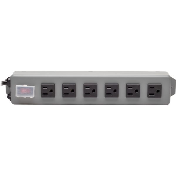 Eaton Tripp Lite Series Industrial Power Strip Metal, Lighted Power Switch, 6-Outlet, 6 ft. (1.8 m) Cord - Image 2