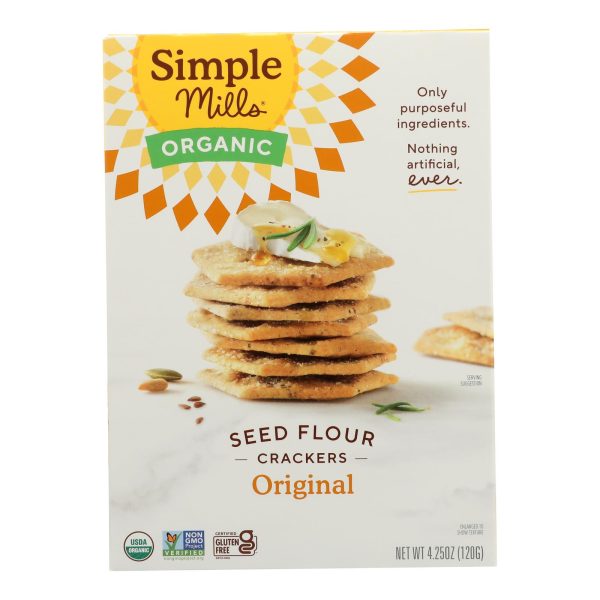 Simple Mills - Crckr Seed Flr Original - Case of 6-4.25 OZ - Image 3