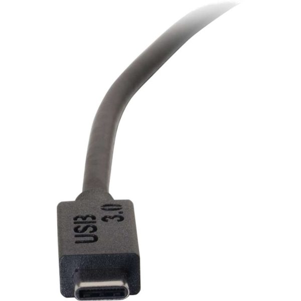 C2G 6ft (1.8m) USB 3.0 (USB 3.1 Gen 1) USB-C to USB-B Cable M/M - Black - Image 5