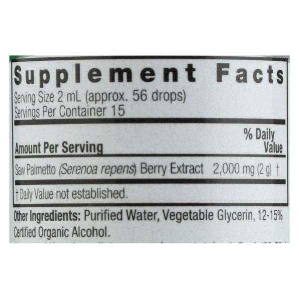 Nature's Answer - Saw Palmetto Berries - 1 oz - Image 3