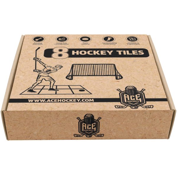Tiles   8 Hockey Tiles   9.4 sqft Synthetic Ice Tiles for Hockey Practice Shooting Stickhandling Passing Not Skateable Off Ice Hockey Training