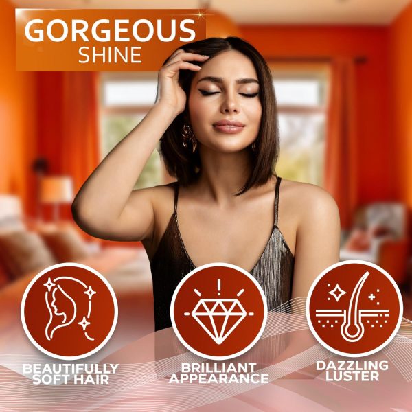 Moroccan Argan Oil Serum   Frizz Control Hair Care Products for Women   Moisturizer Treatment for Damaged Frizzy Dry Curly and Straight Hair   Travel Size Hydration and Leave in Conditioner - Image 5