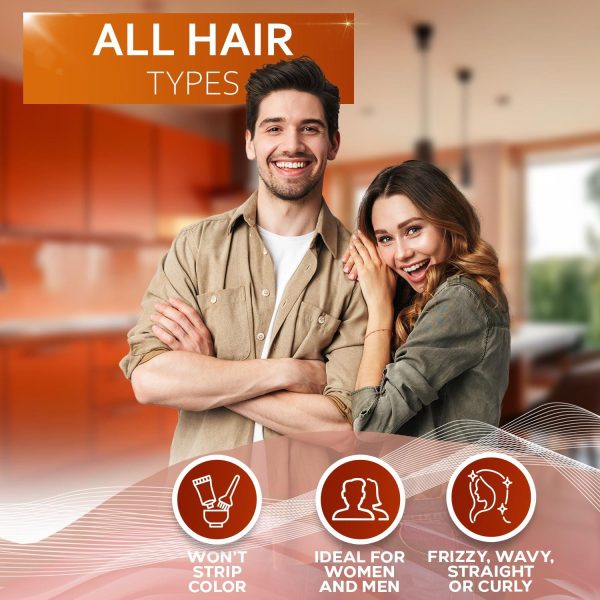 Moroccan Argan Oil Serum   Frizz Control Hair Care Products for Women   Moisturizer Treatment for Damaged Frizzy Dry Curly and Straight Hair   Travel Size Hydration and Leave in Conditioner - Image 6