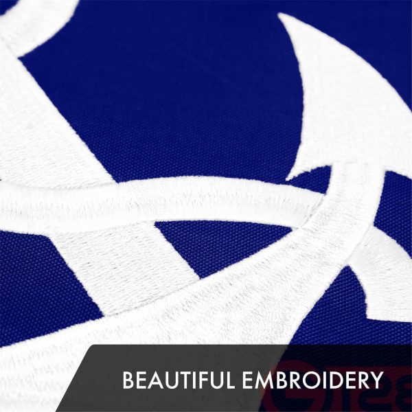 G128 American USA Yacht Ensign Nautical Flag | 16x24 In | ToughWeave Series Embroidered 210D Poly | Embroidered Stars, Sewn Stripes, Indoor/Outdoor, Vibrant Colors, Brass Grommets, High Quality - Image 3