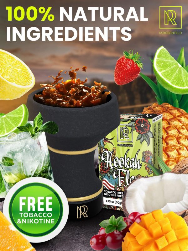 Cocktail Hookah Flavors Set   5 x 50g Non Tobacco Hookah Flavor for Your Hookah Bowl (Pina Colada   Mohito   Sex on The Beach   Caipirinha   Pink Lemonade) Hookah Bundle Pack of 5   Try These Tobacco - Image 3