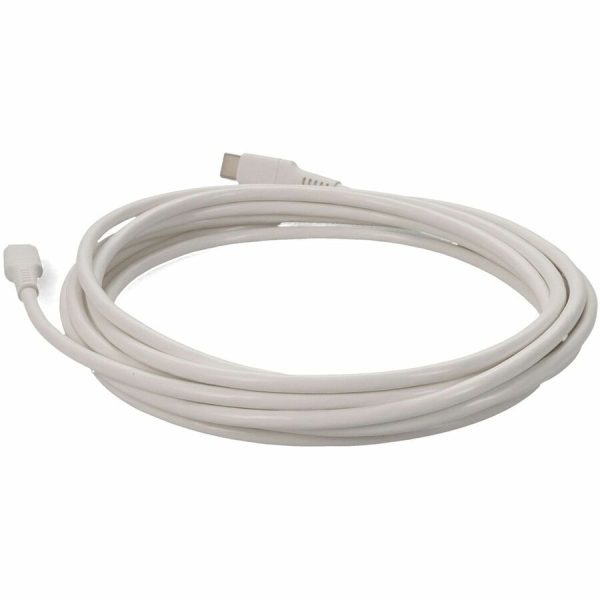 AddOn 3.0m (9.8ft) USB 3.1 Type (C) Male to Lightning Male Sync and Charge White Cable - Image 3