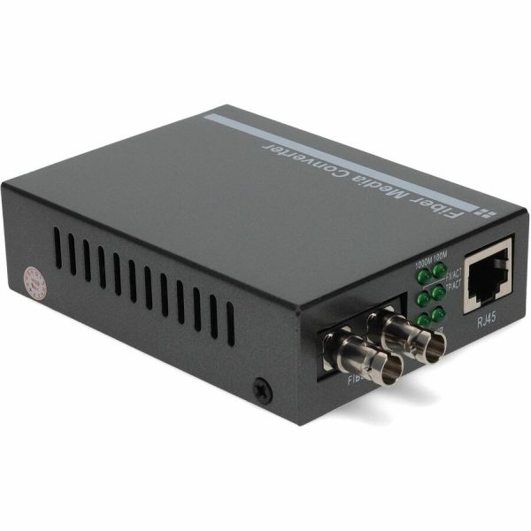 AddOn 10/100/1000Base-TX(RJ-45) to 1000Base-MX(ST) MMF 1310nm 2km Media Converter - Image 7