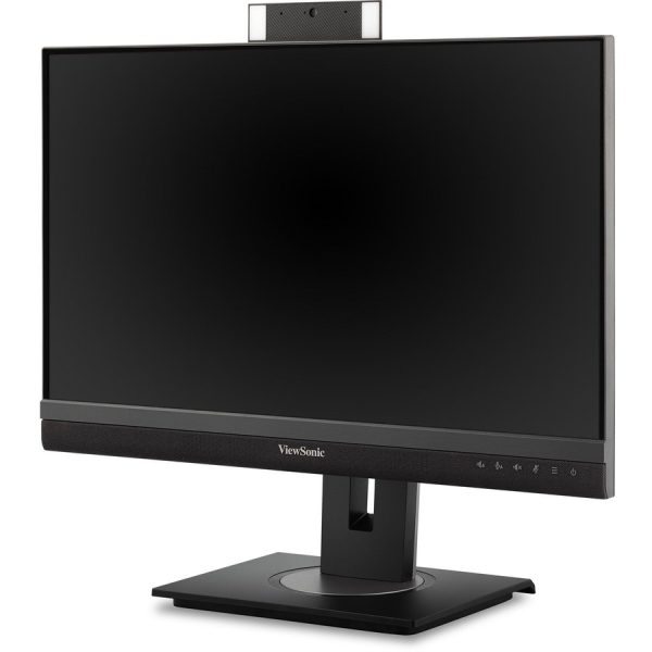 ViewSonic VG2456V 24 Inch 1080p Video Conference Monitor with Webcam, 2 Way Powered 90W USB C, Docking Built-In, Gigabit Ethernet RJ45, 40 Degree Tilt Ergonomics - Image 3