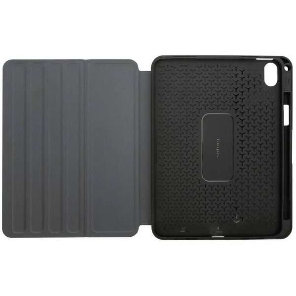 Targus Click-In THZ932GL Carrying Case (Folio) for 10.9" Apple iPad (10th Generation) Tablet - Asphalt Gray, Black - Image 2