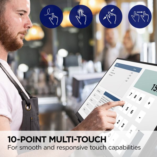 ViewSonic TD2465 24 Inch 1080p Touch Screen Monitor with Advanced Ergonomics, HDMI and USB Inputs - Image 9