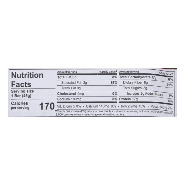 NuGO Nutrition Bar - Slim Raspberry Truffle - 1.59 oz - Case of 12 - Image 2