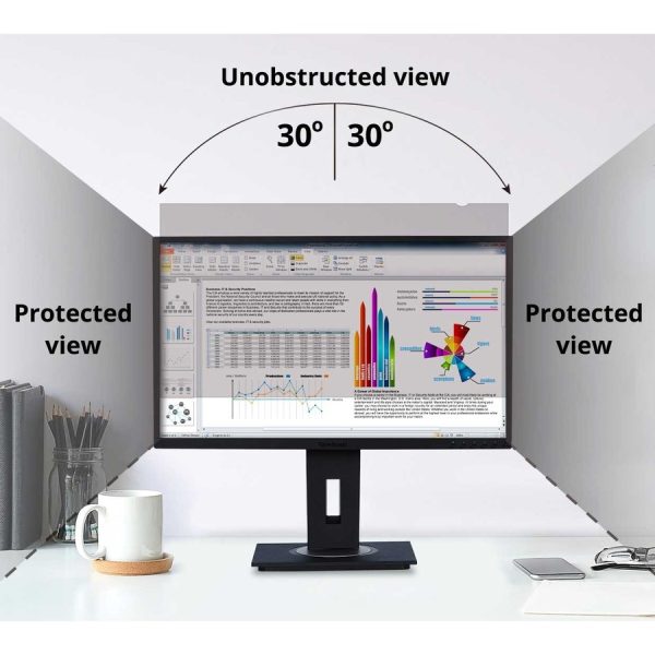 ViewSonic Privacy Filter Screen Protector Black - Image 9