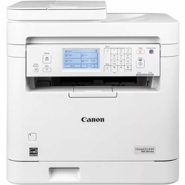 Canon imageCLASS MF287dw Wired & Wireless Laser Multifunction Printer - Monochrome - White - Image 4
