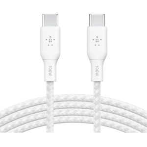 Belkin BoostCharge USB-C to USB-C Cable 100W - (2 meter / 6.6 foot, White)