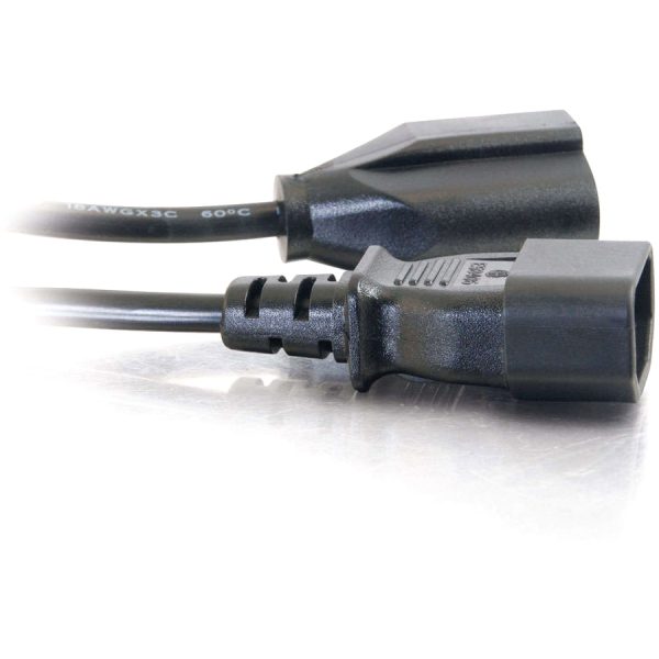 C2G 6ft 18 AWG Monitor Power Adapter Cord (IEC320C14 to NEMA 5-15R) - Image 4