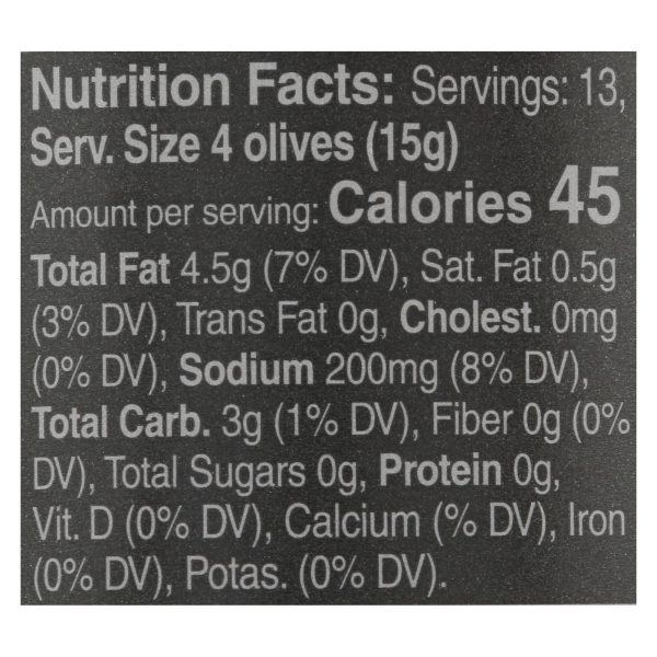 Mina - Olives Black Dry Cured - Case of 6 - 7 OZ - Image 3