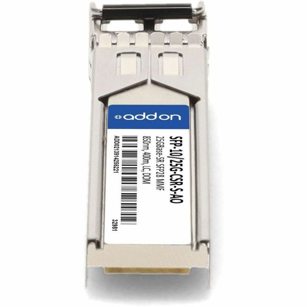 AddOn Cisco SFP-10/25G-CSR-S Compatible TAA Compliant 25GBase-SR SFP28 Transceiver (MMF, 850nm, 100m, LC, DOM) - Image 4