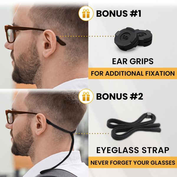 Glasses Nose Grips Non Slip - 16 Pairs Silicone Eyeglass Nose Pads Anti Slip - 1mm x 7mm x 16mm Adhesive Nose Pads Glasses for Comfort - Sunglass Nose Pads Cushion - Glasses Bridge Accessories - Image 6