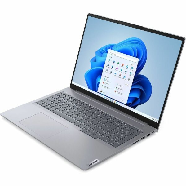 Lenovo ThinkBook 16 G7 IML 21MS0066US 16" Touchscreen Notebook - WUXGA - Intel Core Ultra 7 155U - 16 GB - 512 GB SSD - English (US) Keyboard - Arctic Gray - Image 5