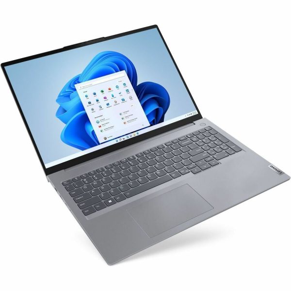 Lenovo ThinkBook 16 G7 IML 21MS0066US 16" Touchscreen Notebook - WUXGA - Intel Core Ultra 7 155U - 16 GB - 512 GB SSD - English (US) Keyboard - Arctic Gray - Image 9