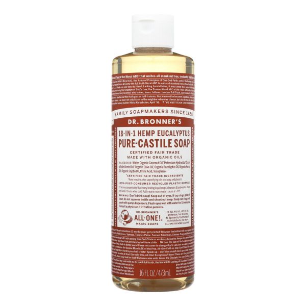Dr. Bronner's - Castile Liquid Sp Euclyp - 1 Each-16 FZ