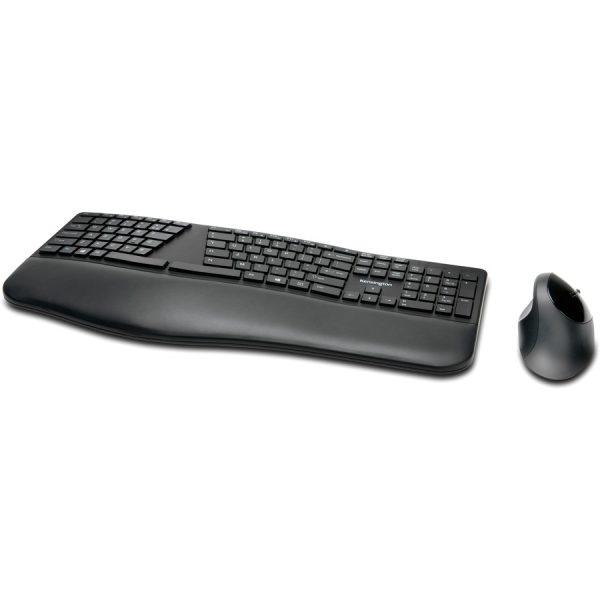 Kensington Pro Fit Ergo Wireless Keyboard and Mouse-Black - Image 2