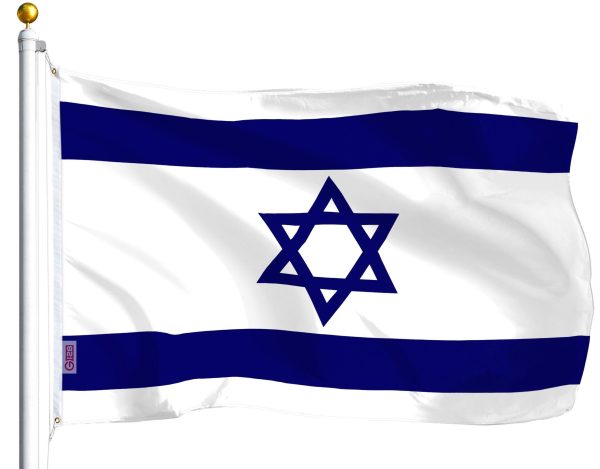 G128 Combo Pack: USA American Flag 3x5 Ft 75D Printed Stars & Israel (Israeli) Flag 3x5 Ft 75D Printed - Image 2
