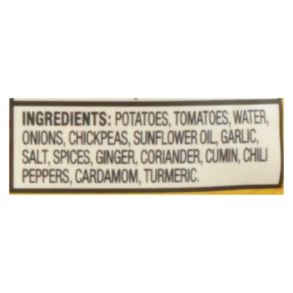 Tasty Bite Entree - Indian Cuisine - Bombay Potatoes - 10 oz - case of 6 - Image 3