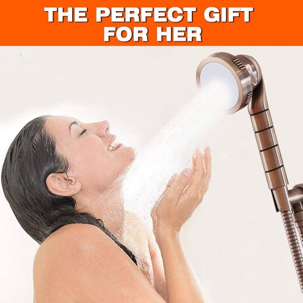 PureAction Luxury Filtered Shower Head with Handheld Hose  Hard Water Softener Shower Head  Removes Chlorine & Flouride  High Pressure Water Saving  Best Showerhead Filter  Oil Rubbed Bronze - Image 7