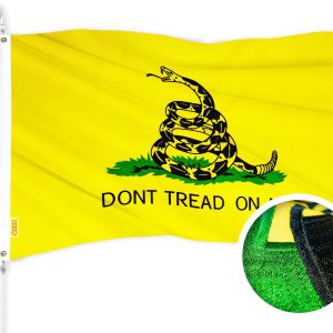 Gadsden (Dont Tread On Me) Flag 300D Embroidered Polyester 2x3 Ft