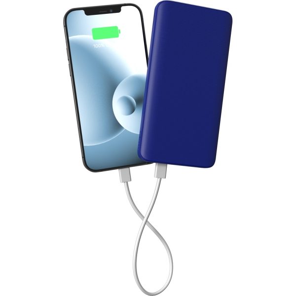 mophie power boost 10K mAh Portable battery USB-A and USB-C inputs - Cobalt - Image 3