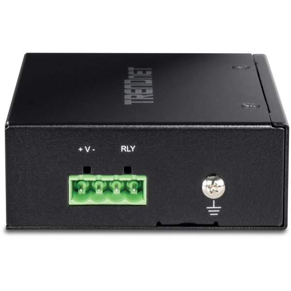 TRENDnet Industrial SFP to Gigabit PoE+ Media Converter, IP30 Rated Housing, Operating temperature range -40°- 75 °C to (-40° - 167 °F), TI-PF11SFP, Black - Image 3