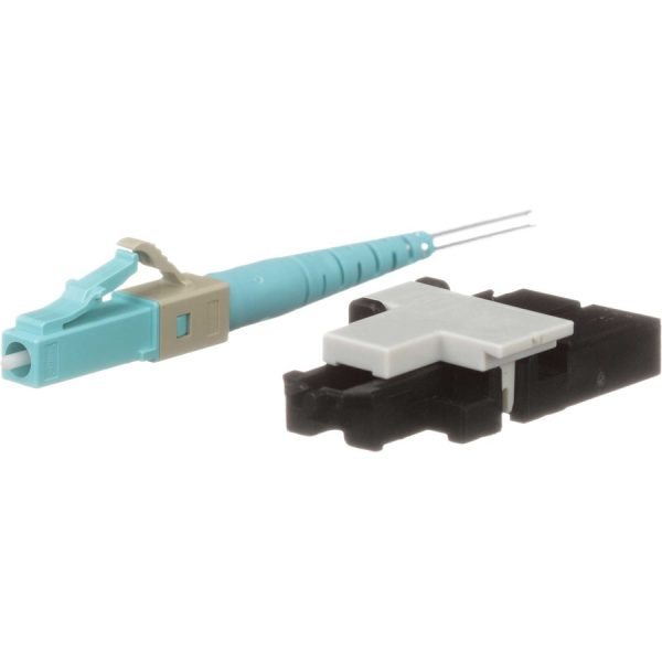Panduit Fusion Splice LC Connector, OM3/OM4/OM5, Aqua - Image 4