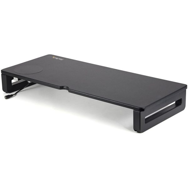 StarTech.com Monitor Riser Stand with Wireless Charging Pad, 15W Qi Charger for Phone, Height Adjustable Computer Monitor Riser for Desk - Image 5