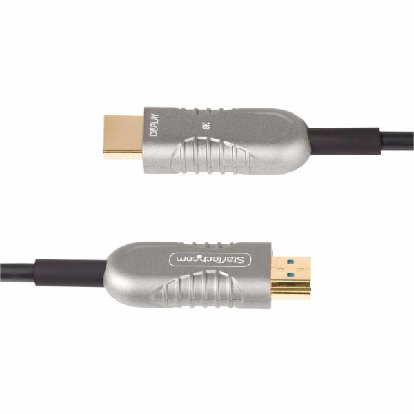 StarTech.com 50ft (15.2m) HDMI 2.1 Hybrid Active Optical Cable (AOC), CMP, Plenum Rated, 8K Ultra High Speed HDMI 2.1/2.0 Cable, 48Gbps - Image 3