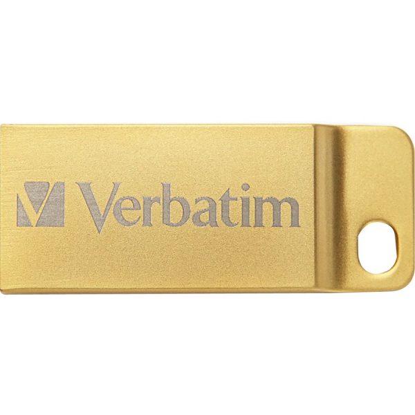 Verbatim 16GB Metal Executive USB 3.0 Flash Drive - Gold - Image 2