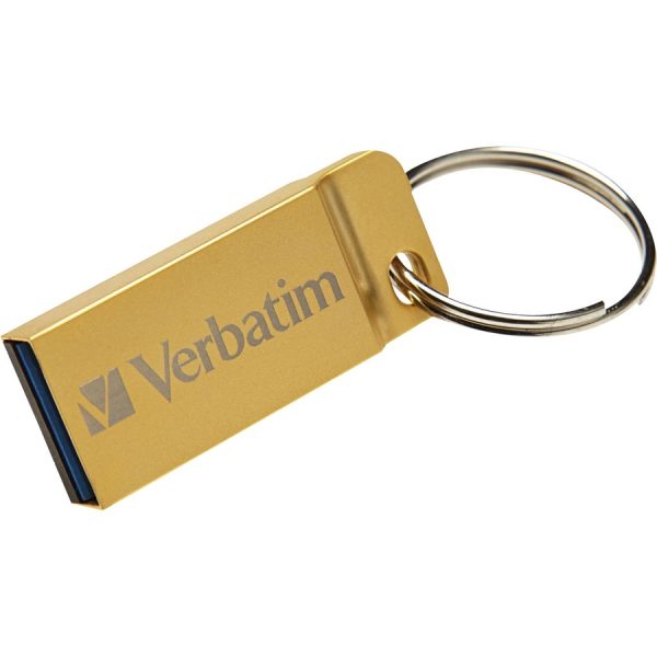 Verbatim 16GB Metal Executive USB 3.0 Flash Drive - Gold - Image 3