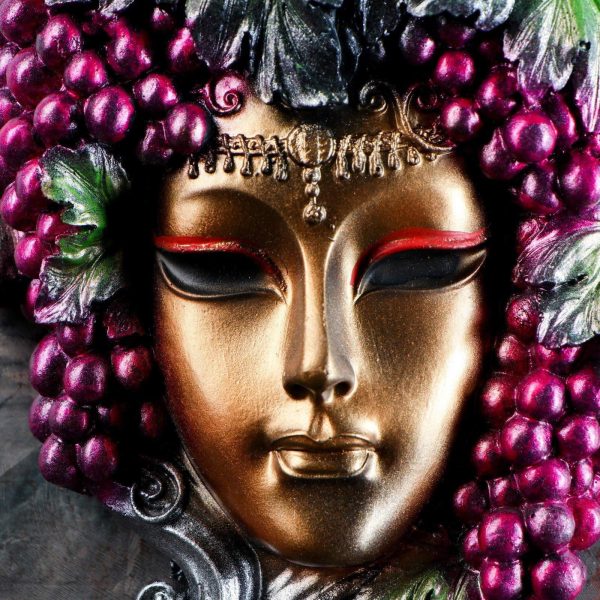 AEVVV Decorative Mask Italian Style Wall Hanging Decor   Wall Decor Masks Grape Ornament - Image 4