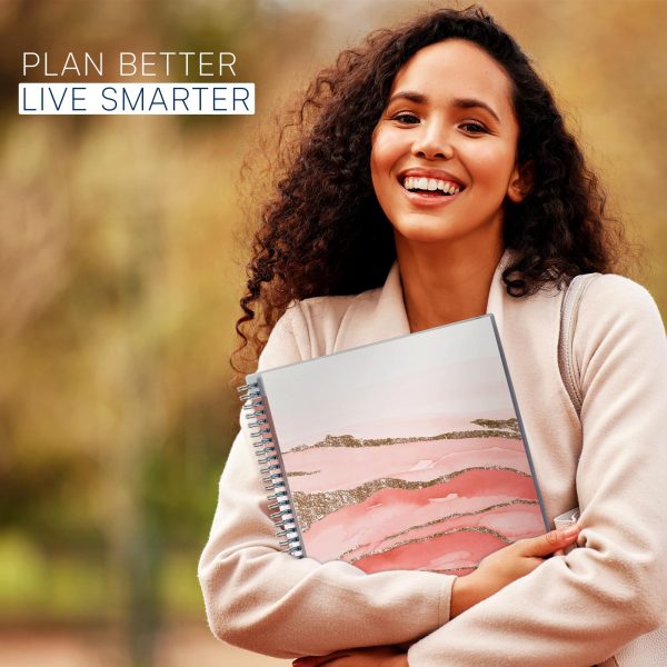 Aesthetic Planner Academic Year July 2024   June 2025 8.5 x11 with Weekly and Monthly Calendar pages   Daily Planner for Office Teacher Student Work (Marble) - Image 5