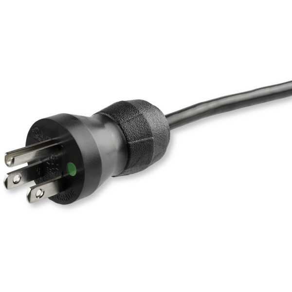 StarTech.com 15ft (4.5m) Hospital Grade Power Cord, 18AWG, NEMA 5-15P to C13, 10A 125V, Green Dot Medical Power Cable, Monitor Power Cable - Image 5